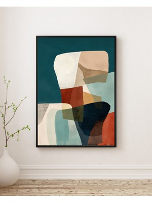 Fuart.Co Renklerin Diyaloğu Dijital Baskı Poster (Çerçevesiz) BOFU