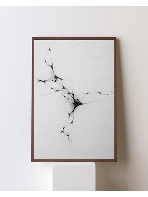 Fuart.Co Mürekkep Lekesi Dijital Baskı Poster (Çerçevesiz)