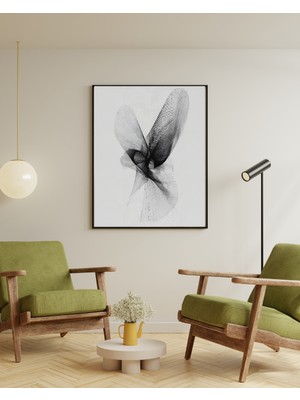 Fuart.Co Kelebek Dijital Baskı Poster (Çerçevesiz) BOFU