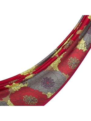 İpekevi Bordo Ortanca Sepeti Tensel Şal