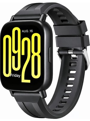 MMP Shop Xiaomi Redmi Watch 5 Active / Watch 5 Lite Uyumlu Metal Tokalı Spor Silikon Kordon