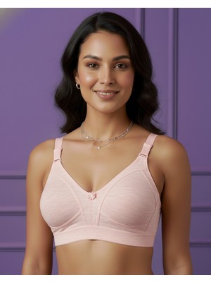 Ebru Geniş Lastikli Penye Balensiz Sütyen