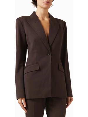 Good American Sculpted Blazer, Kadın Zarif Bel Kesimli-Modern Şık Ceket