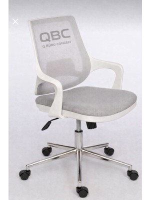 Qbc Ofis Büro Conc. Porto Krom Metal Ayaklı Çalışma Sandalyesi Ofissekreter Oyuncu Genç Od Koltuğu