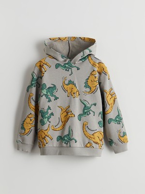 Lc Waikiki Yeni Sezon Kapüşonlu Baskılı Erkek Çocuk Sweatshirt