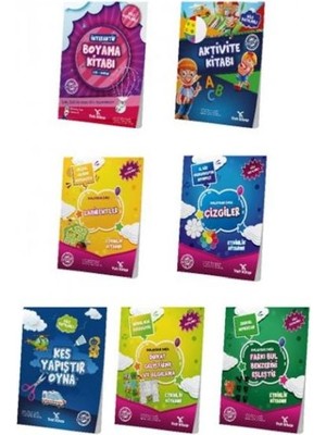 Yeti Kitap Okul Öncesi Seti 4-6 Yaş  (7 Kitap)