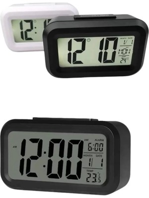 Ayder Timya Masaüstü Saat Takvim Termometre Beyaz Siyah (Timya/Go1395)  198425