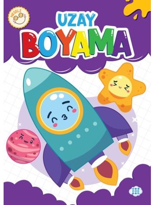 Dokuz Çocuk Yayınları Neşeli Uzay Boyama
