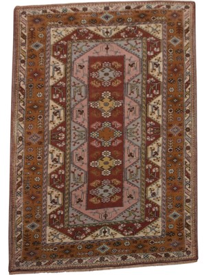 Kilim Antik El Dokuma 5m2 Bozalan Milas Muğla Yün Halı 0903 - Yeni - Çok Renkli