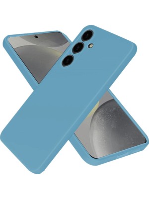 Nrtmsa Newface Samsung Galaxy A26 Kılıf Nano Içi Kadife Silikon - Mavi