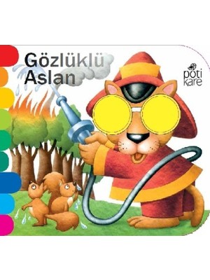Pötikare Yayınları Delikli Kitaplar Serisi - Gözlüklü Aslan