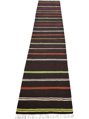 Zehra Abla Halı Yeni El Dokuma Benzersiz Balıkesir Yolluk Yün Kilim 6942