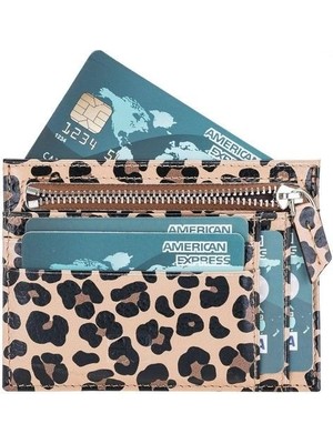 Meyou Shoes Zip Deri Fermuarlı Kartlık Zpch Leo-Ne Leopar