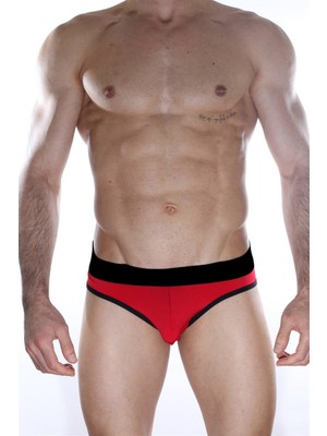 Hafif Giyim Erkek Kırmızı Fantezi Seksi Jockstrap DM012114HF