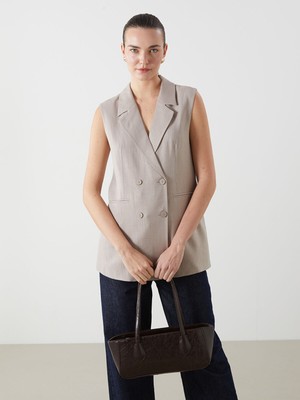 Lc Waikiki Yeni Sezon Ceket Yaka Kadın Klasik Yelek