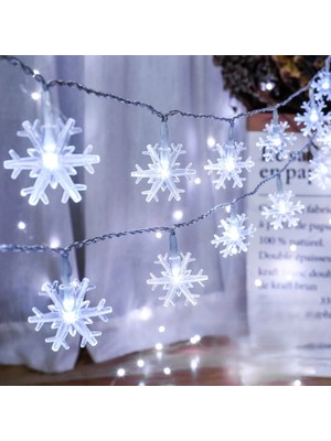 İlk El Grup Kar Tanesi Tasarımlı 20 LED USB Aydınlatma