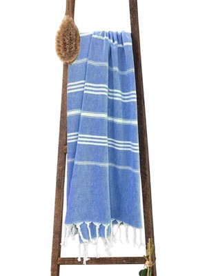 Mira Home Summer Wind Soft %100 Pamuk Peştemal 100X180 cm Mavi