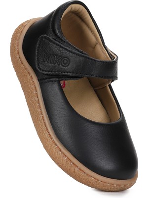 Kiko Kids  Lida %100 Deri Günlük Kız Bebek Babet Ayakkabı