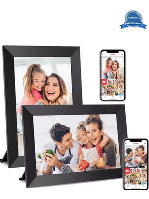 Epilons Dijital Fotoğraf Çerçevesi Wifi 10.1 Inç 32GB Dokunmatik Ekran, Uygulama Üzerinden Fotoğraf/video Paylaşımı