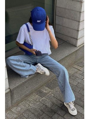 Le'sluette Ekru Relaxed T-Shirt - Premium Basic Baskısız %100 Pamuk Yüksek Kalite