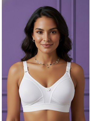 Ebru Geniş Lastikli Penye Balensiz Sütyen