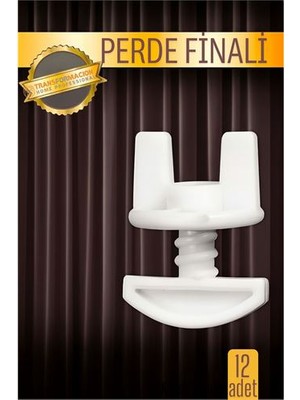 Perde Finali Perde Sonlandırıcı Stop Korniş Finali Sonu 12 Adet