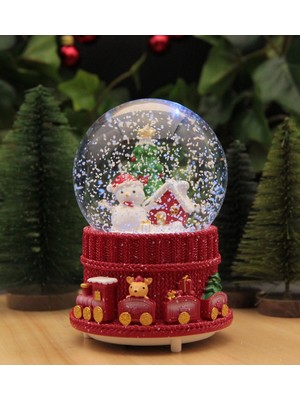 Yılbaşı Kar Küresi, Noel Işıklı ve Müzikli, Kardan Adamlı Dekorasyon