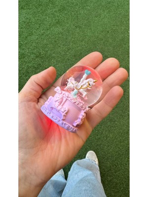 Işıklı Küçük Kar Küresi, Rüya Gibi Dekorasyon Parçası