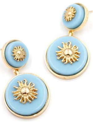 ModaSize Güneş Küpe - Mavi