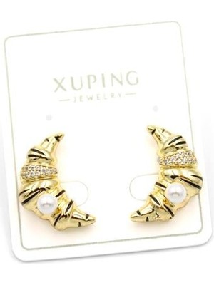 ModaSize Kruvasan Küpe - 14K Altın