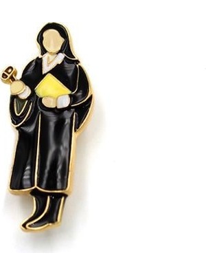 ModaSize Hakim Broş - Siyah