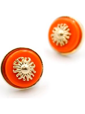 ModaSize Güneş Küpe - Turuncu