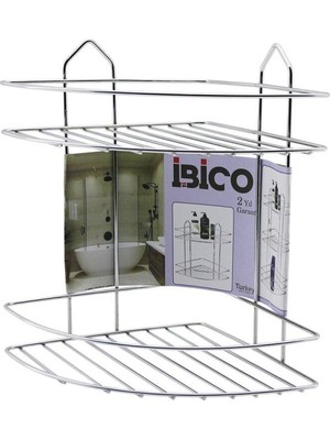 Ayder Timya 2 KATLI - ÜÇGEN   KROM   METAL  BANYO KÖŞELİK - DUŞKABİN RAF (Timya/Go1395)  202709