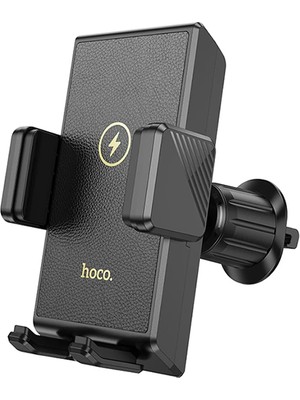 Eilo Luxe Hoco HW21 Klima Havalandırma Bölmesi Wireless Kablosuz Şarj Araç Telefon Tutucu- - AA002C-67BP3