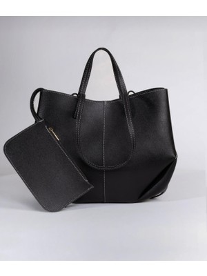 Özbu Yeni Sezon Pinterest Model Cüzdan Detaylı Çıt Çıt Kapamalı Polene El ve Omuz Askılı Çanta