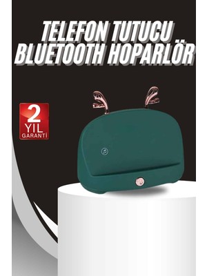 Eilo Luxe Bluetooth Hoparlör Uzun Pil Ömrü Yüksek Ses Kaliteli Kablosuz Telefon Tutma - AA002C-67XT54