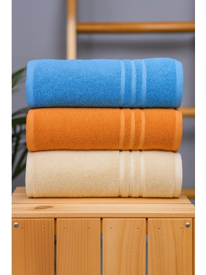 Dotamess %100 Organik Pamuk Milano Premium Antbakteriyel 50X100 cm 3'lü El ve Yüz Havlu Seti