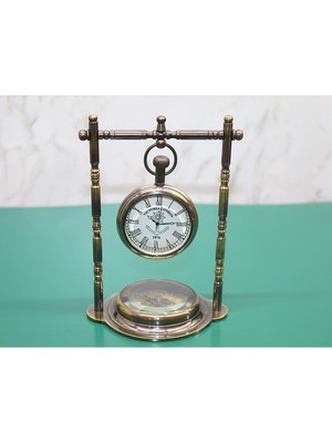 Avensyy Pirinç Masa Üstü Saat