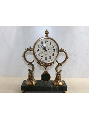 Avensyy Altı Mermer Sarkaçlı Masa Üstü Saat