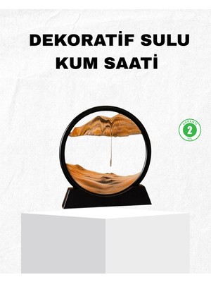 Eilo Luxe Dekoratif Kum Saati – Şık Masa Üstü Aksesuar Dayanıklı Malzeme Modern ve Kla - AA002C-67XCS