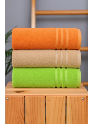 Dotamess %100 Organik Pamuk Milano Premium Antbakteriyel 50X100 cm 3'lü El ve Yüz Havlu Seti