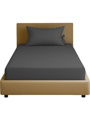 Sabia Soft Touch %100 Pamuk 62 Tel – 80X180 +30 cm Yüksekliğe Uygun Tek Kişilik Lastikli Çarşaf Seti