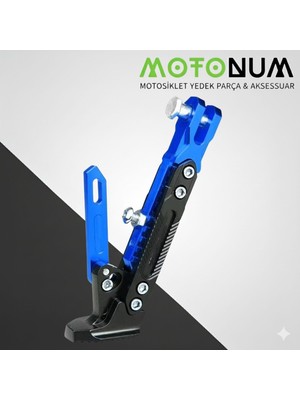 Motonum Dohan S9 C Yükseklik Ayarlı Metal Yan Sehpa-Mavi DETAYLI-AYK1690