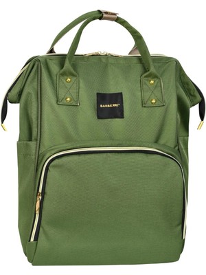 Avensyy Çok Amaçlı Anne Bebek Bakım Sırt Çantası Klasik Yeşil