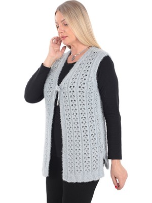 Kadın Triko Çeyizlik Yelek Kelebek Model