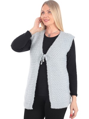 Kadın Triko Çeyizlik Yelek Sepet Örgü Model