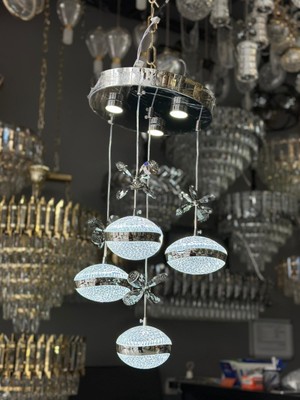 Yeni Model 4 Sarkıt Lüx LED Avize 3 Işık Seçeneği