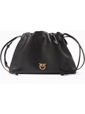 Pinko Mini Bağcıklı Çanta, Kompakt & Şık, Dana Derisi