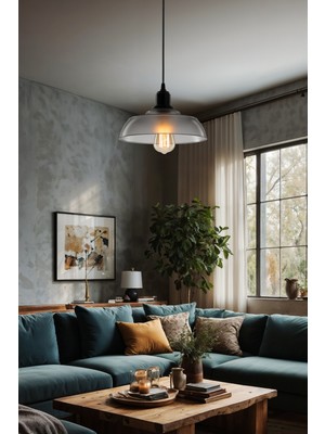 Limon 3D Desing Fabry Modern Dekoratif Sarkıt Avize Yatak Odası Salon Mutfak Koridor Şık Lamba