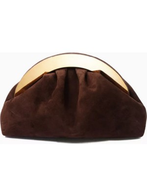 Süet Küçük Muse Çanta, Zarif & Iddialı Akşam Çantası